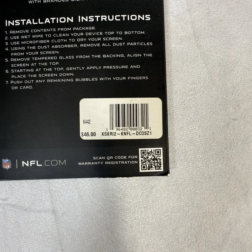NFL Logo Screen Protector Premium Glass Dallas Cowboys iPhone 12 Pro NEW‎